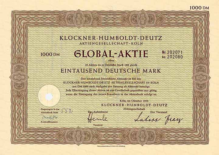 Klöckner-Humboldt-Deutz AG