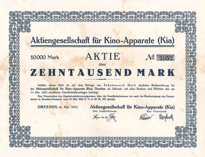 AG für Kino-Apparate (Kia)