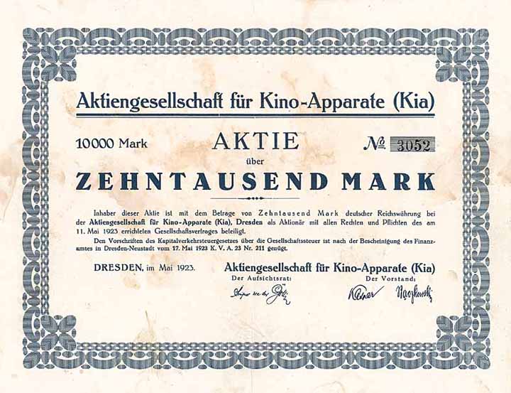 AG für Kino-Apparate (Kia)