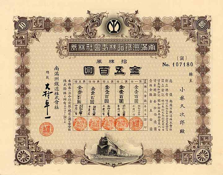 South Manchuria Railway Co.