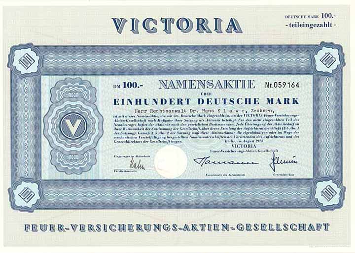 VICTORIA Feuer-Versicherungs-AG