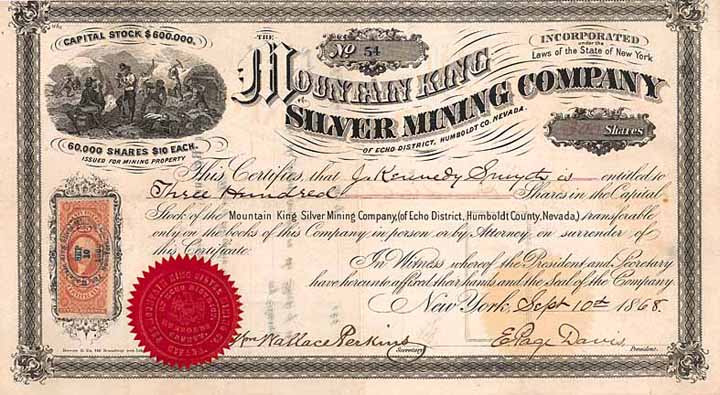 Mountain King Silver Mining Co.