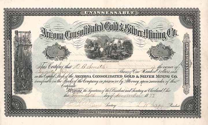 Arizona Consolidated Gold and Silver Mining Co.