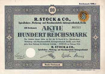 R. Stock & Co. Spiralbohrer-, Werkzeug- und Maschinenfabrik AG