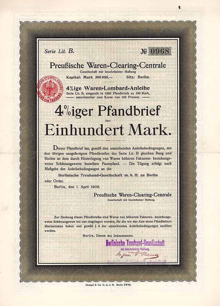 Preussische Waren-Cleaning-Centrale