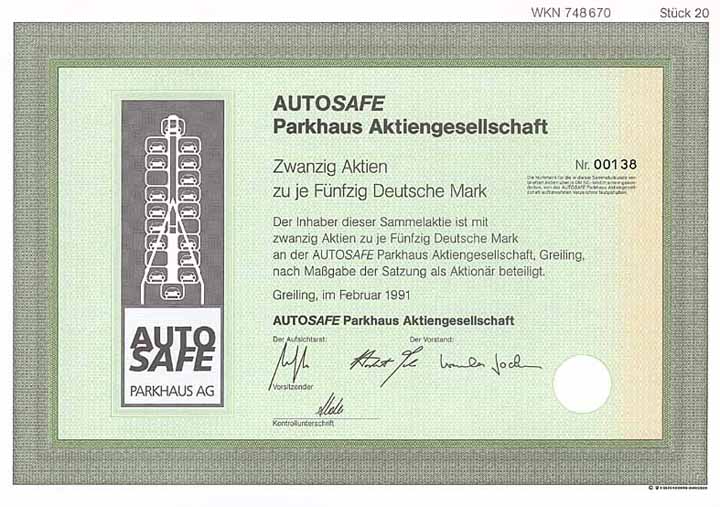 Autosafe Parkhaus AG
