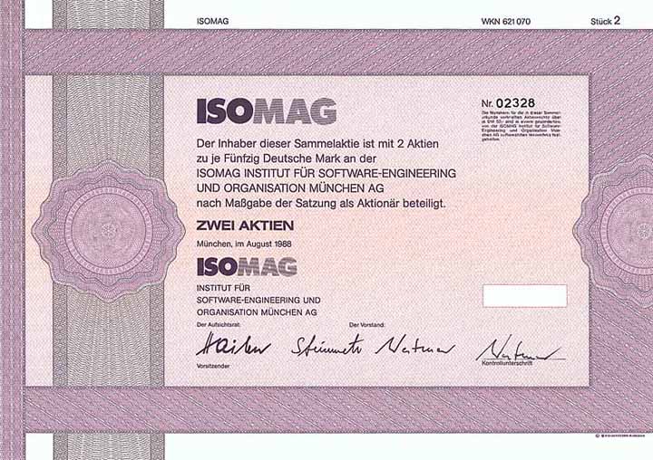 ISOMAG Institut für Software-Engineering und Organisation