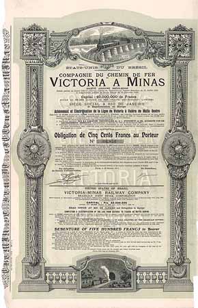 Cie. du Chemin de Fer Victoria a Minas S.A. (Victoria Minas Railway)