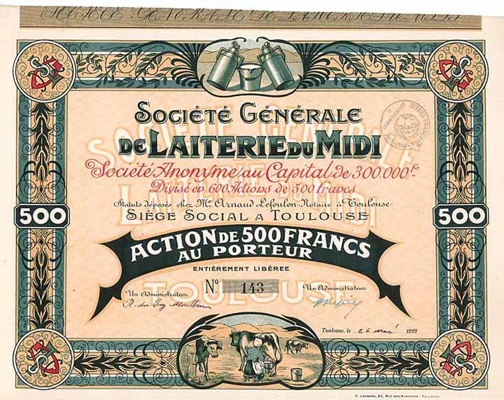 Soc. Gle. de Laiterie du Midi S.A.