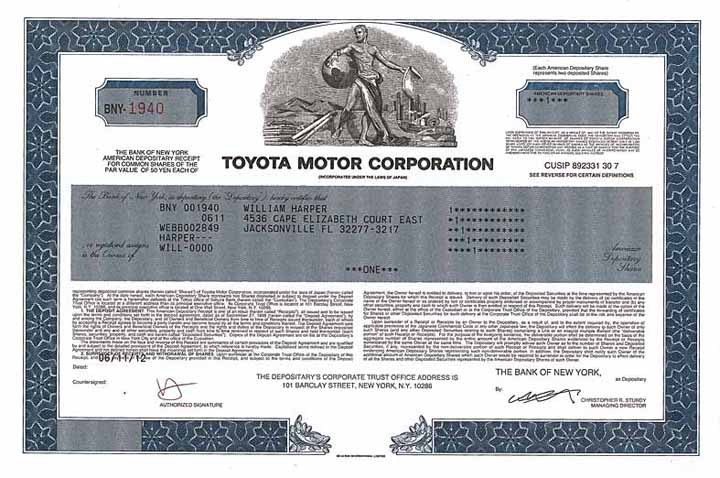 Toyota Motor Corp.