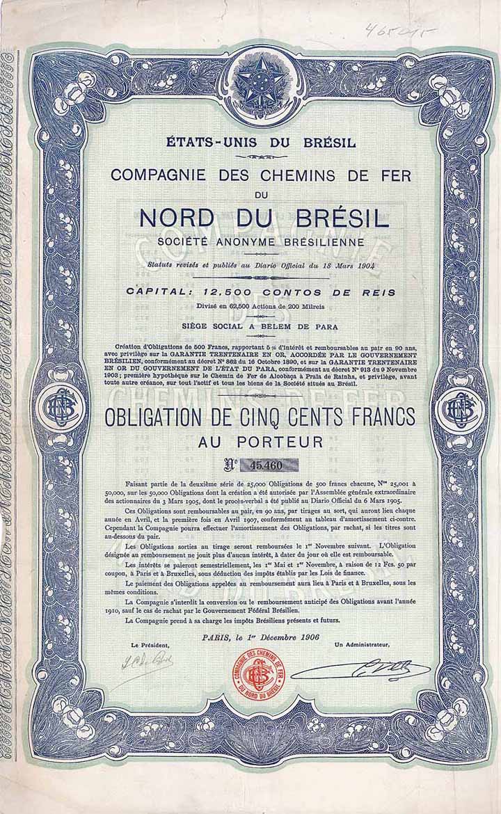 Cie. des Chemins de Fer du Nord du Brésil S.A.