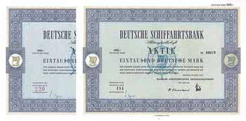 Deutsche Schiffahrtsbank AG (16 Stücke)