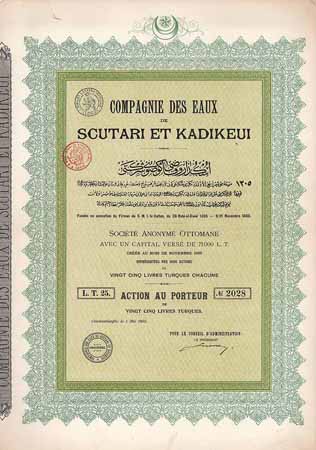 Compagnie des Eaux de Scutari et Kadikeui S.A. Ottomane