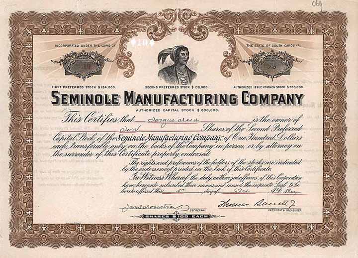 Seminole Manufacturing Co.