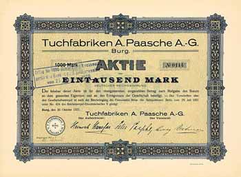 Tuchfabriken A. Paasche AG