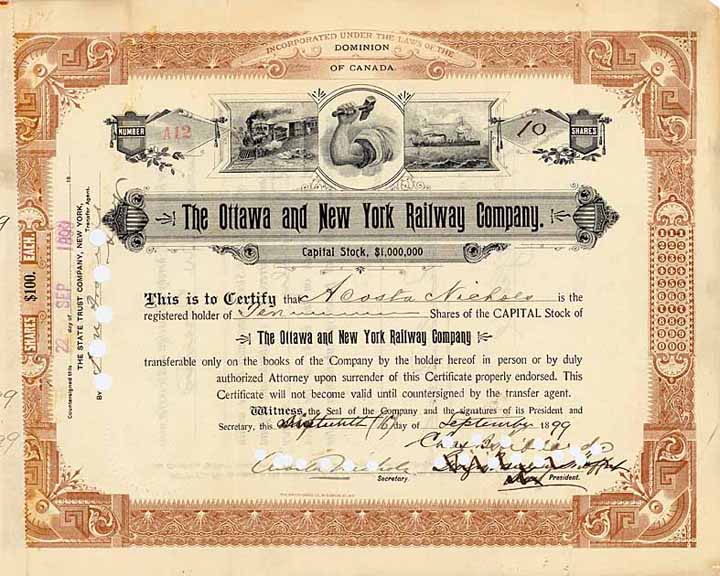 Ottawa & New York Railway