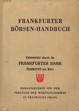Frankfurter Börsen-Handbuch 1936