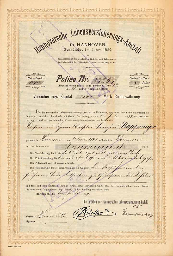 Hannoversche Lebensversicherungs-Anstalt