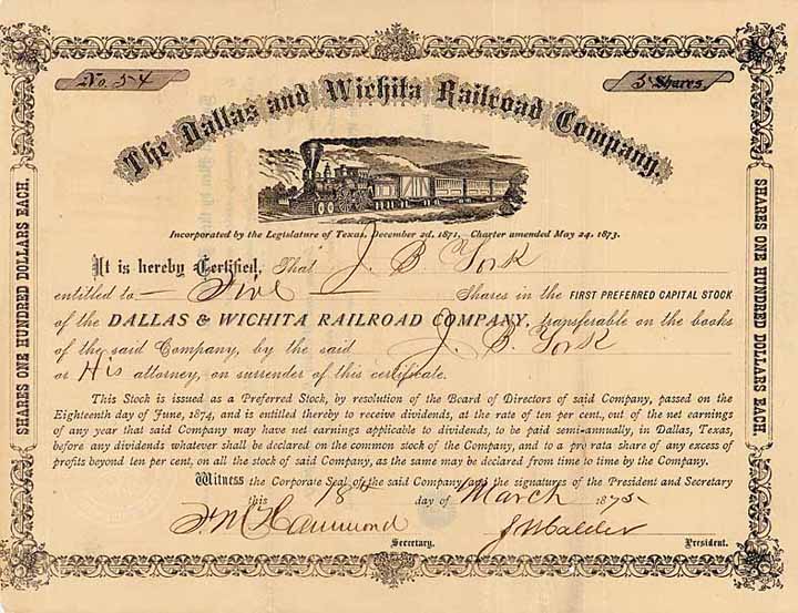 Dallas and Wichita Railroad