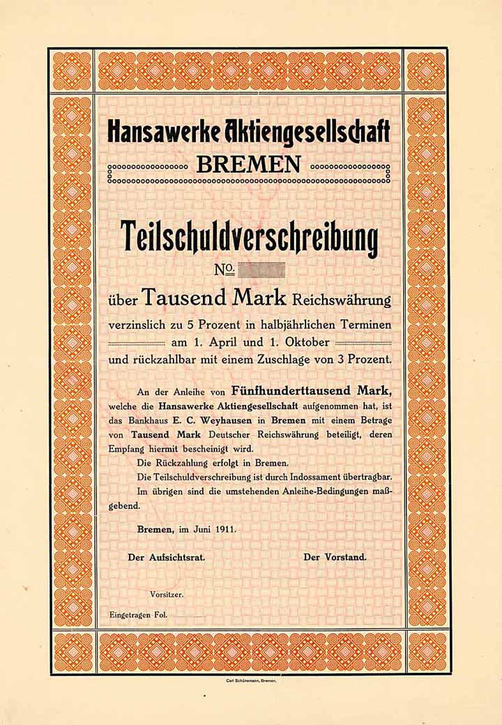 Hansawerke AG