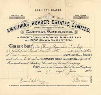 Amazonas Rubber Estates Ltd.