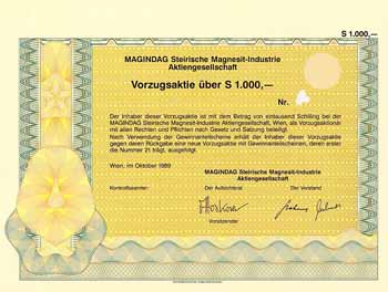 MAGINDAG Steirische Magnesit-Industrie AG