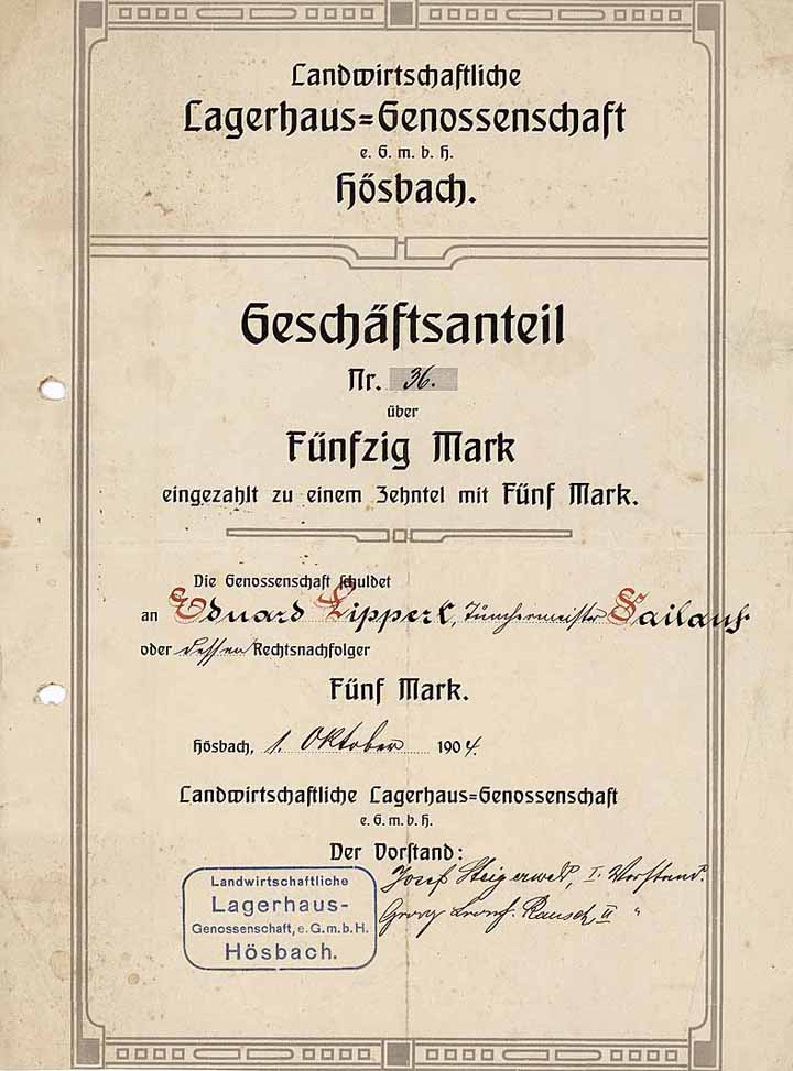 Landwirtschaftliche Lagerhaus-Genossenschaft eGmbH