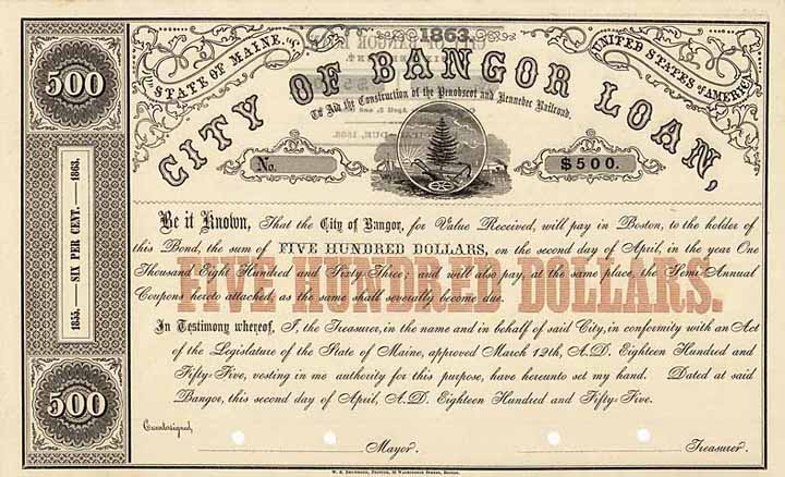 Penobscot & Kennebec Railroad - City of Bangor