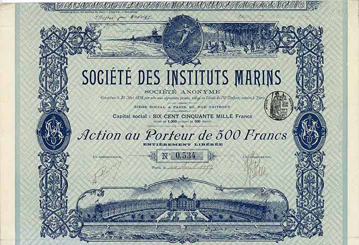 Soc. des Instituts Marins S.A.