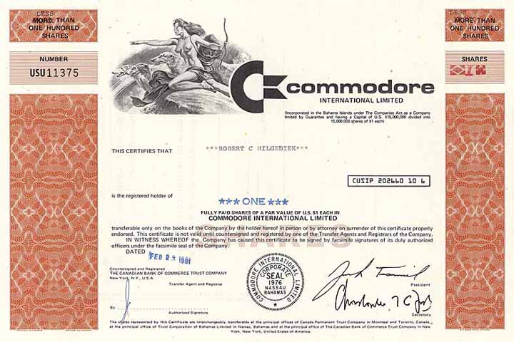 Commodore International Ltd.