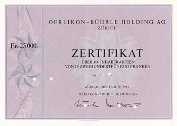 Oerlikon-Bührle Holding AG
