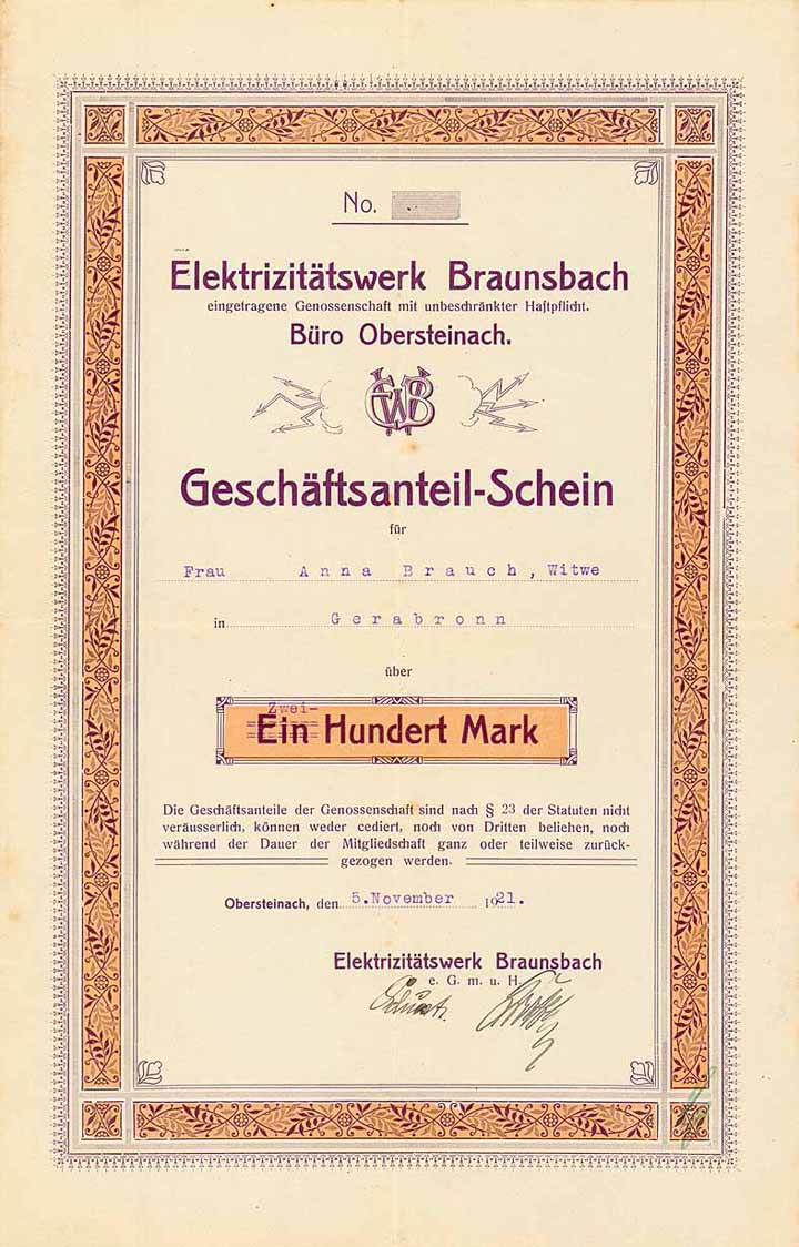 Elektrizitätswerk Braunsbach eGmbH