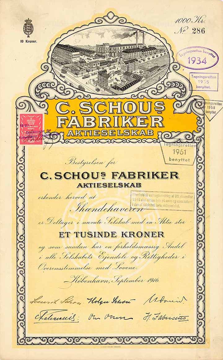 C. Schous Fabriker AS