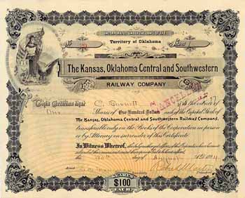Kansas, Oklahoma Central & Southwestern Railway