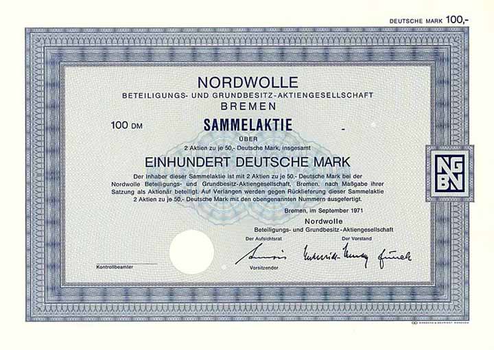 Nordwolle Beteiligungs- und Grundbesitz-AG