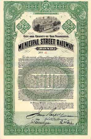 Municipal Street Railway, City and County of San Francisco