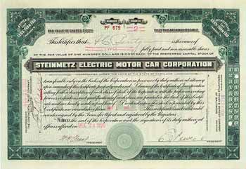 Steinmetz Electric Motor Car Corp.