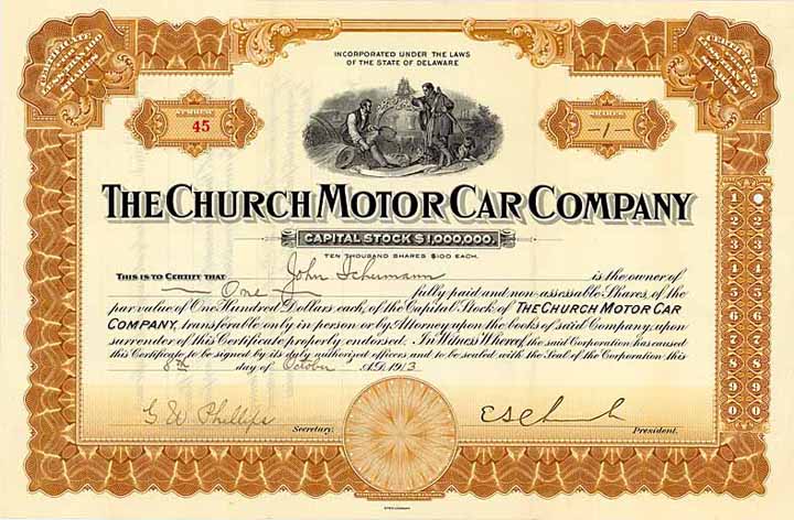 Church Motor Car Co.