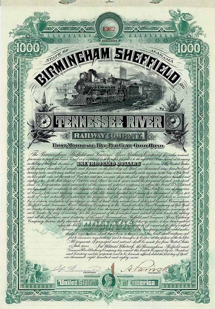 Birmingham, Sheffield & Tennessee River Railway