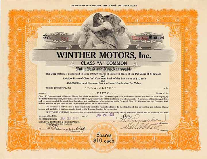 Winther Motors Inc.