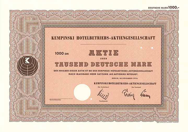 Kempinksi Hotelbetriebs-AG