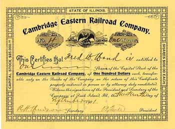 Cambridge Eastern Railroad