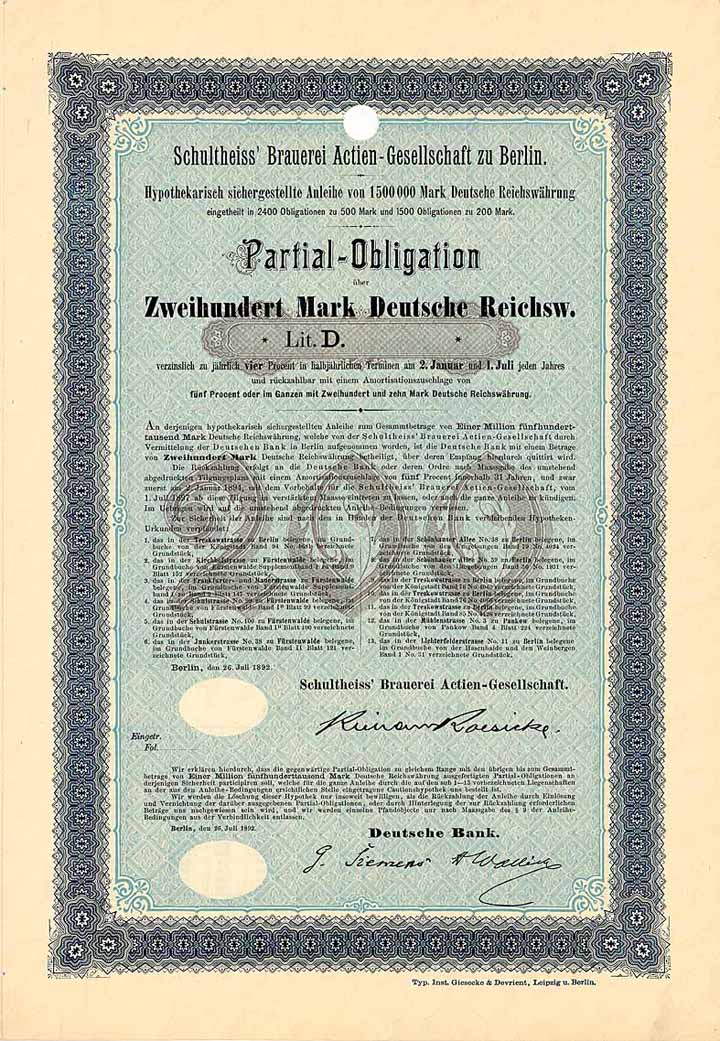 Schultheiss' Brauerei AG