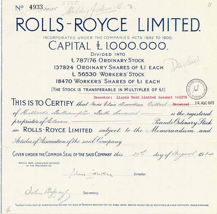 Rolls-Royce Ltd.