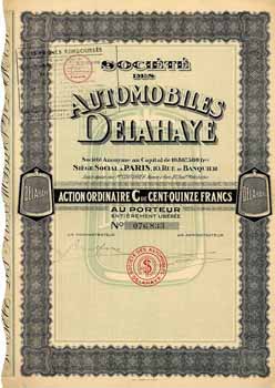 Société des Automobiles Delahaye S.A.
