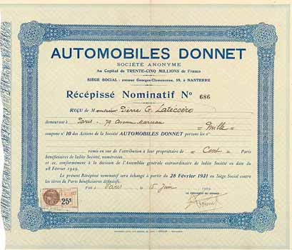 Automobiles Donnet S.A.