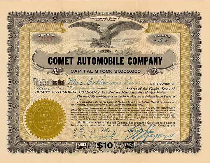 Comet Automobile Co.