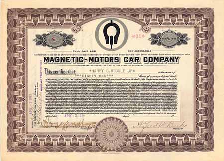 Magnetic-Motors Car Co.