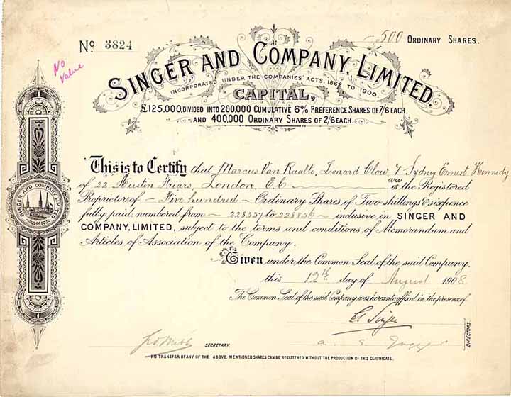 Singer & Company, Ltd.