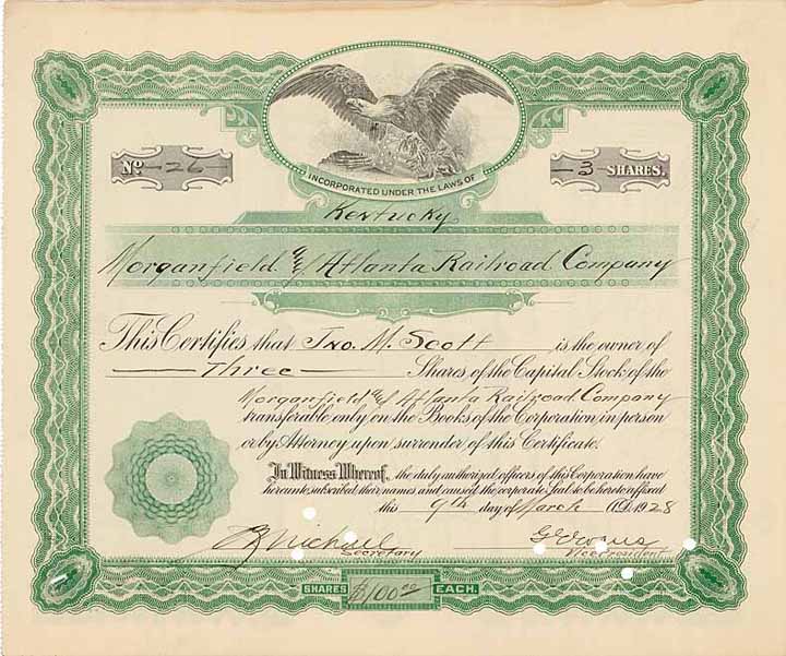 Morganfield & Atlanta Railroad